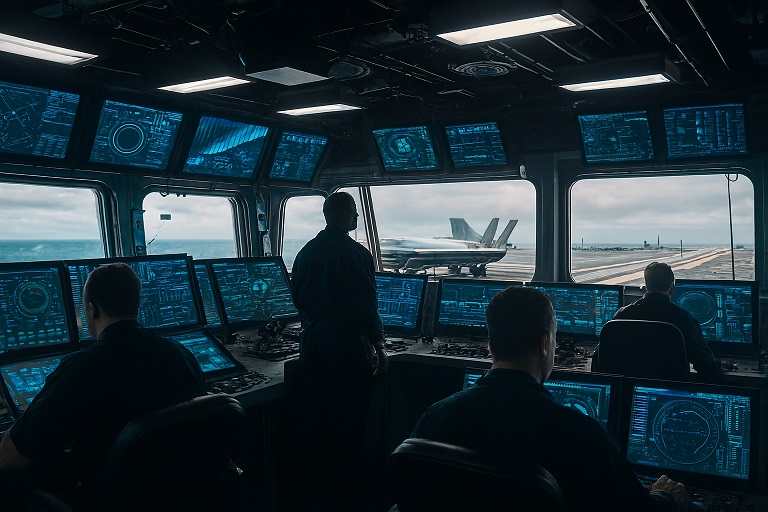 항공모함 관제실